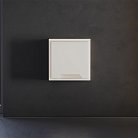 Накладка для розетки с заземлением, защитными шторками и крышкой, (хлопок) Voltum VLS000813 S70