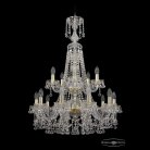Люстра хрустальная Bohemia 1409/10+5/240/XL-91/2d G