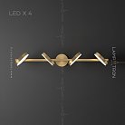 Бра LIVEIG WALL 4 лампы Lampatron 6009-15989