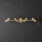 Бра LIVEIG WALL 4 лампы Lampatron 6009-15989