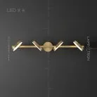 Бра LIVEIG WALL 4 лампы Lampatron 6009-15989