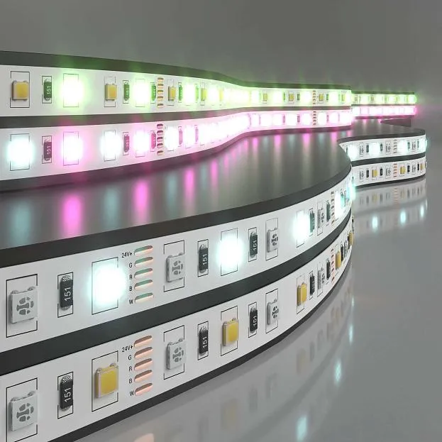 Светодиодная лента Elektrostandard 5050+5050 24V 60Led 14,4W IP20 RGBW a053731