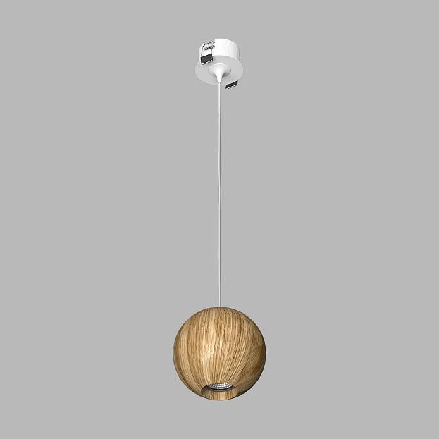 Подвесной (встраиваемый) светодиодный светильник Ledron SPACE R110 Basic Wooden White Подвесной (встраиваемый) светодиодный светильник Ledron SPACE R110 Basic Wooden White