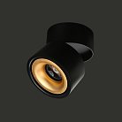 Потолочный Светильник Agenda Black+Gold 10W 191830-26 ImperiumLoft