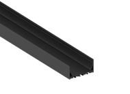 Накладной алюминиевый профиль 2 м Donel DN18513RAL9005 DN8ALE