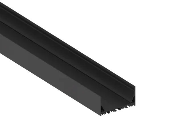 Накладной алюминиевый профиль 2 м Donel DN18513RAL9005 DN8ALE Накладной алюминиевый профиль 2 м Donel DN18513RAL9005 DN8ALE