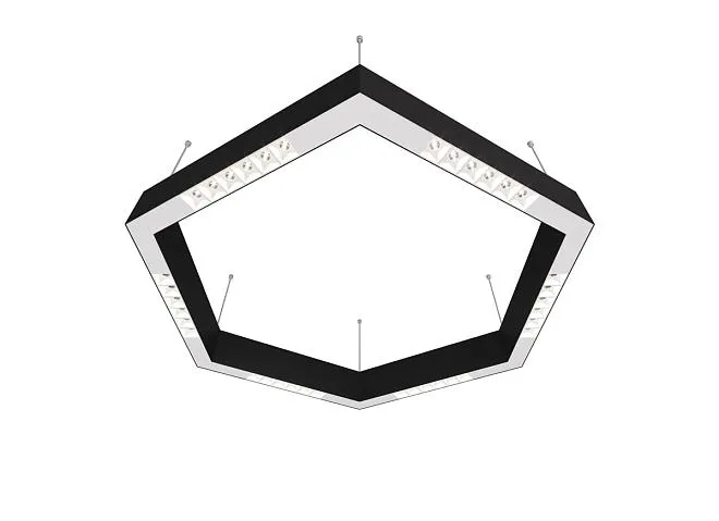 Подвесной светодиодный светильник 0,7м 36Вт 34° Donolux dl18515s111b36.34.700ww Eye-hex Подвесной светодиодный светильник 0,7м 36Вт 34° Donolux dl18515s111b36.34.700ww Eye-hex