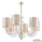 Люстра подвесная с плафонами 308857/6 Wh/Gd Arte Milano Florentia