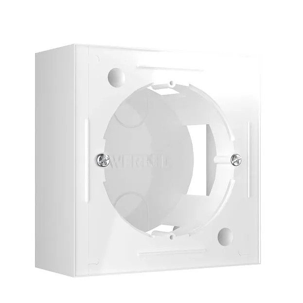 Коробка для накладного монтажа Werkel W8000001 (белый) a053525 Коробка для накладного монтажа Werkel W8000001 (белый) a053525