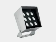 Уличный светодиодный прожектор 45 Вт, 100-305 В, RGBW (W=4000K), угол рассеивания 8°, DMX512, IP66 SWG