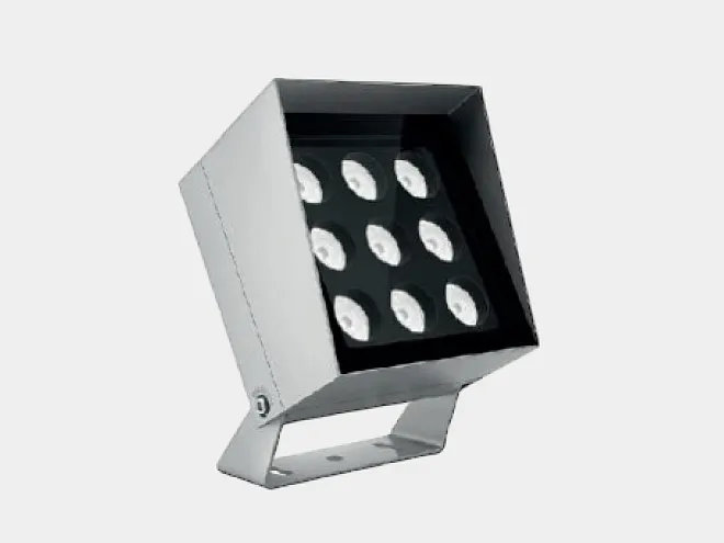 Уличный светодиодный прожектор 45 Вт, 100-305 В, RGBW (W=4000K), угол рассеивания 8°, DMX512, IP66 SWG