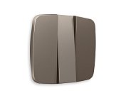 Лицевая панель OMEGA (Темная бронза матовый) для 3-клавишных выключателей Ambrella Volt OP6350 QUANT