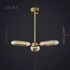 Люстра KEZIA X 3 лампы Lampatron kezia-x-3 6391-17193