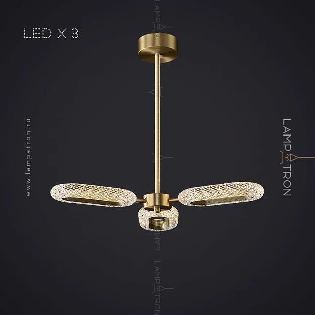 Люстра KEZIA X 3 лампы Lampatron kezia-x-3 6391-17193 Люстра KEZIA X 3 лампы Lampatron kezia-x-3 6391-17193