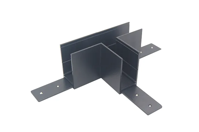 Соединитель Т-образный ЧЕРНЫЙ для PRO Lightstar 505277-ALU Teta