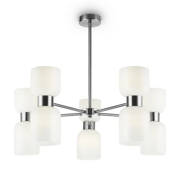 Люстра на штанге Freya FR5203PL-10CH Savia