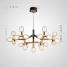 Люстра FALKMAR 21 лампа Lampatron 7628-21355