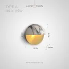 Бра VILHO R Цвет Латунь Lampatron vilho-r-brass 9112-25946