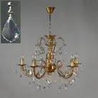 Подвесная люстра Ambiente 8888/5 AB New Leaf