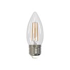 Лампочка светодиодная Uniel LED-C35-9W/4000K/E27/CL PLS02WH картон