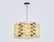 Подвесная люстра Ambrella light LH41003/12 BS/CL латунь/прозрачный E14*12 max 40W D540*290