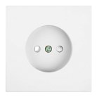 Розетка 1-местная с защитной шторкой (механизм), б/з, 250В, 16А, RST16-3109-01, белая магнолия Stekker 50439 Мия