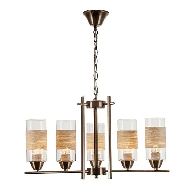 Подвесной светильник Escada 572/6 E27*60W D610 Antique Brass Escada 572/6