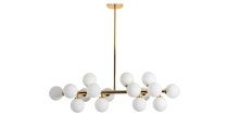 Люстра на штанге Lumina Deco LDP 6033-16 GD Marsiada