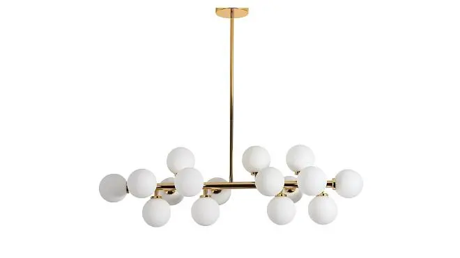 Люстра на штанге Lumina Deco LDP 6033-16 GD Marsiada Люстра на штанге Lumina Deco LDP 6033-16 GD Marsiada
