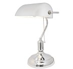 Настольная лампа Lumina Deco LDT 305 WT+CHR Banker
