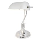 Настольная лампа Lumina Deco LDT 305 WT+CHR Banker