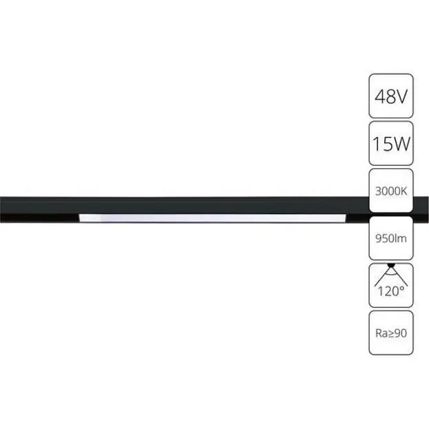 Трековый светильник Arte Lamp A4643PL-1BK Linea Трековый светильник Arte Lamp A4643PL-1BK Linea