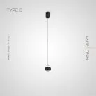 Подвесной светильник SYRUS Тип B. Цвет Черный Lampatron 7273-20037