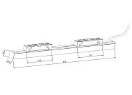 Блок питания устанавливаемый в шинопровод DC 48В 200В Donolux Driver 200W SPACE-Track system W