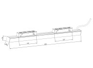 Блок питания устанавливаемый в шинопровод DC 48В 200В Donolux Driver 200W SPACE-Track system W