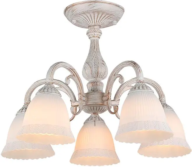 Потолочная люстра Escada 1114/5PL White Versailles Потолочная люстра Escada 1114/5PL White Versailles