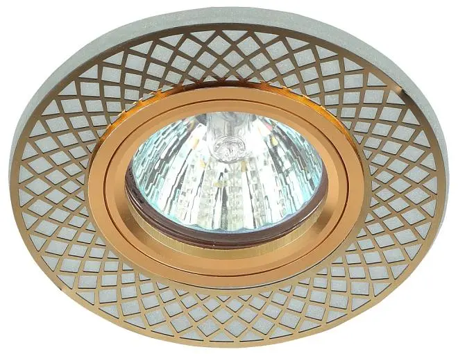 Точечный светильник ЭРА DK LD42 WH/GD Точечный светильник ЭРА DK LD42 WH/GD