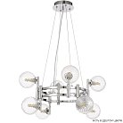 Подвесная люстра Crystal Lux Luxury SP8 Chrome