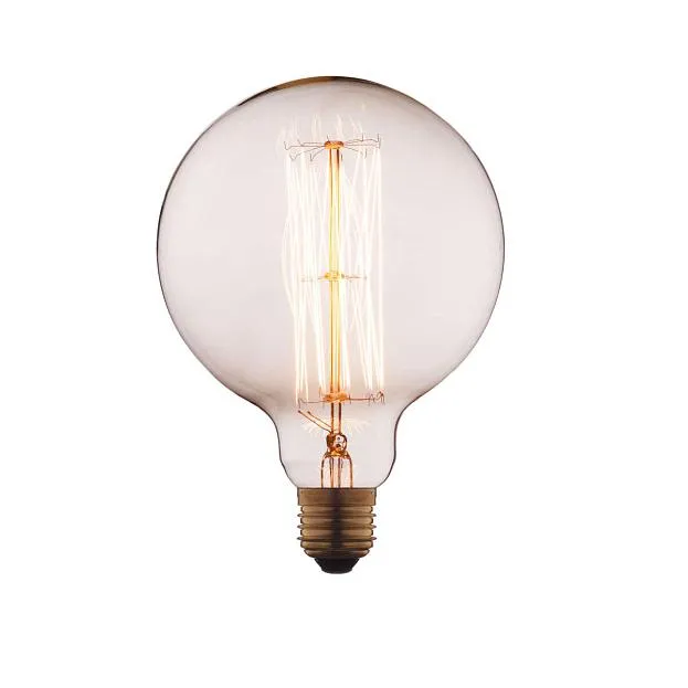 Лампа накаливания Loft It G12560 E27 60W шар прозрачный Edison Bulb