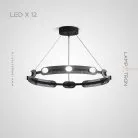 Кольцевые люстры и светильники PRESTON CH 12 ламп Lampatron preston-ch-12 7381-20348
