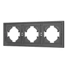 Рамка пластиковая FRM-TENDO-SFPL-3-GR (Матовый песочный) Arlight 054652