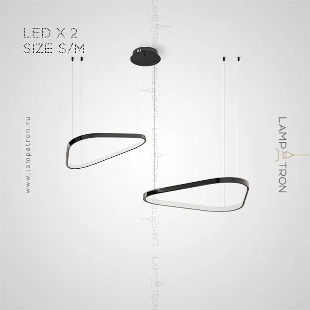 Кольцевые люстры и светильники ZELMER Два кольца. 85 + 108 см Lampatron zelmer-2-m 6830-18769 Кольцевые люстры и светильники ZELMER Два кольца. 85 + 108 см Lampatron zelmer-2-m 6830-18769
