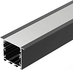Профиль LINIA49-F-S-2000 BLACK (, Алюминий) 2м Arlight 041873 SL-LINIA-F