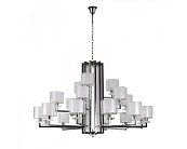 Люстра NEWPORT 4412+6+3/C black glossy
