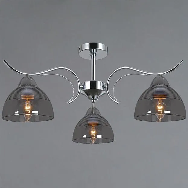 Потолочная люстра ILLUMICO IL0733-3ASQ-25 CR AREZZO Потолочная люстра ILLUMICO IL0733-3ASQ-25 CR AREZZO