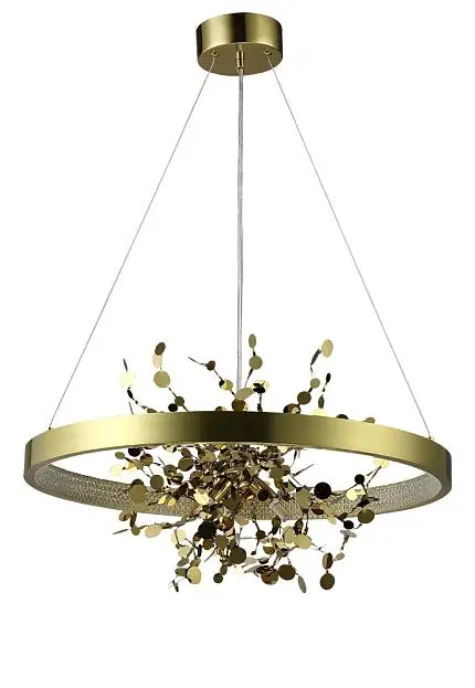 Подвесной светильник Crystal Lux GARDEN SPLED+3 D600 GOLD Подвесной светильник Crystal Lux GARDEN SPLED+3 D600 GOLD