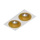 Встраиваемый светильник под сменную лампу Ledron MJ1003 SQ2 White-Gold