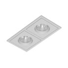 Встраиваемый светодиодный светильник Ledron BRUTAL SQ2 TRIAC White