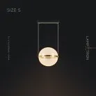 Подвесной светильник NICLIS Размер S. Цвет Латунь Lampatron 7614-21291