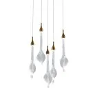Подвесной светильник Delight Collection OD2433-5 gold/clear OD2433